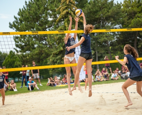 Spiel-Szene von der Schulbeach Cup Bundesmeisterschaft (Wien, 2022)