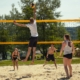 Spiel-Szene vom Schulbeach Cup Landesfinale in Salzburg (Mattsee, 2022)