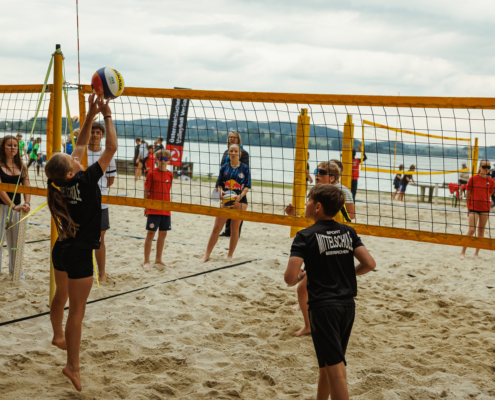 Spielszene im Bewerb der Unterstufe 1 beim Landesfinale in Salzburg