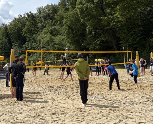 Spielszene im Bewerb der Unterstufe beim Landesfinale in Salzburg